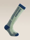 Kids’ Merino Ski+ Medium Over The Calf Socks Seaglass/Atlantis - 2