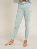 Women's Merino 260 Vertex Thermal Leggings Frozen Forms Moss/Snow - 1