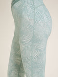 Women's Merino 260 Vertex Thermal Leggings Frozen Forms Moss/Snow - 5