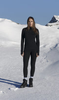 icebreaker Women's 300 MerinoFine™ Polar Long Sleeve Roll Neck Thermal Top Black WOMEN - 8