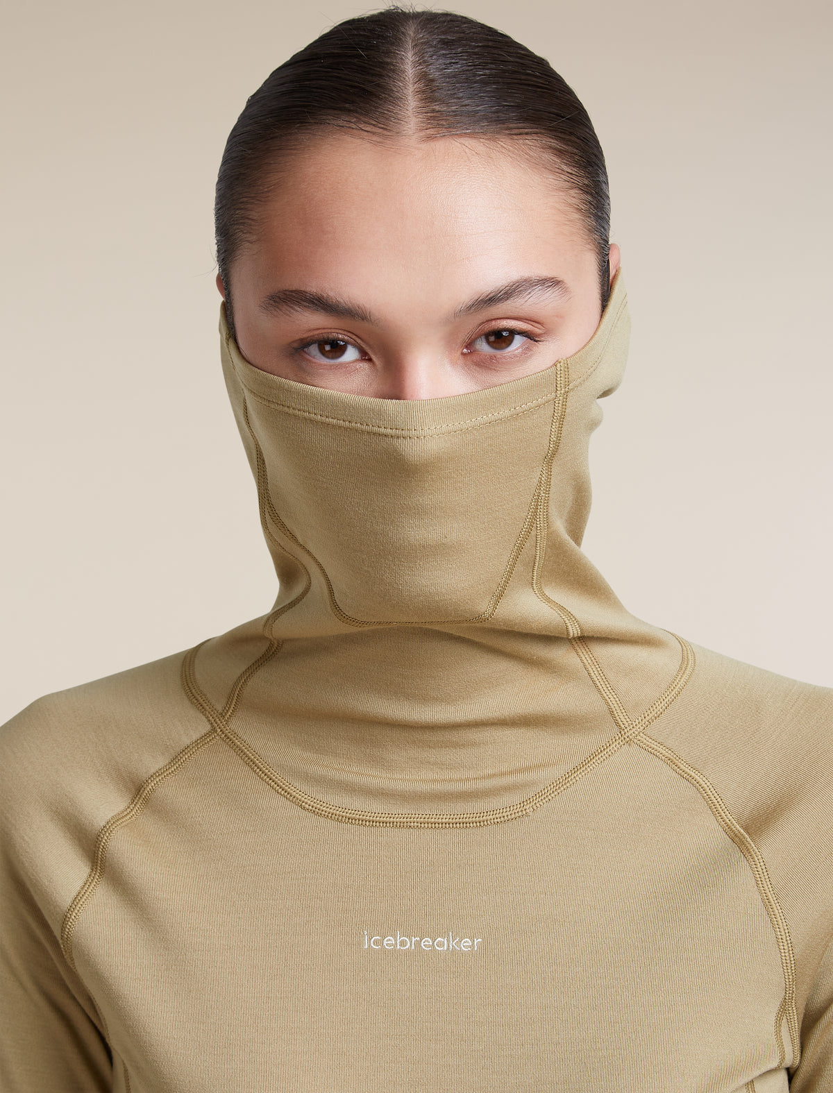 Women's 300 MerinoFine™ Polar Long Sleeve Roll Neck Cumin - 7