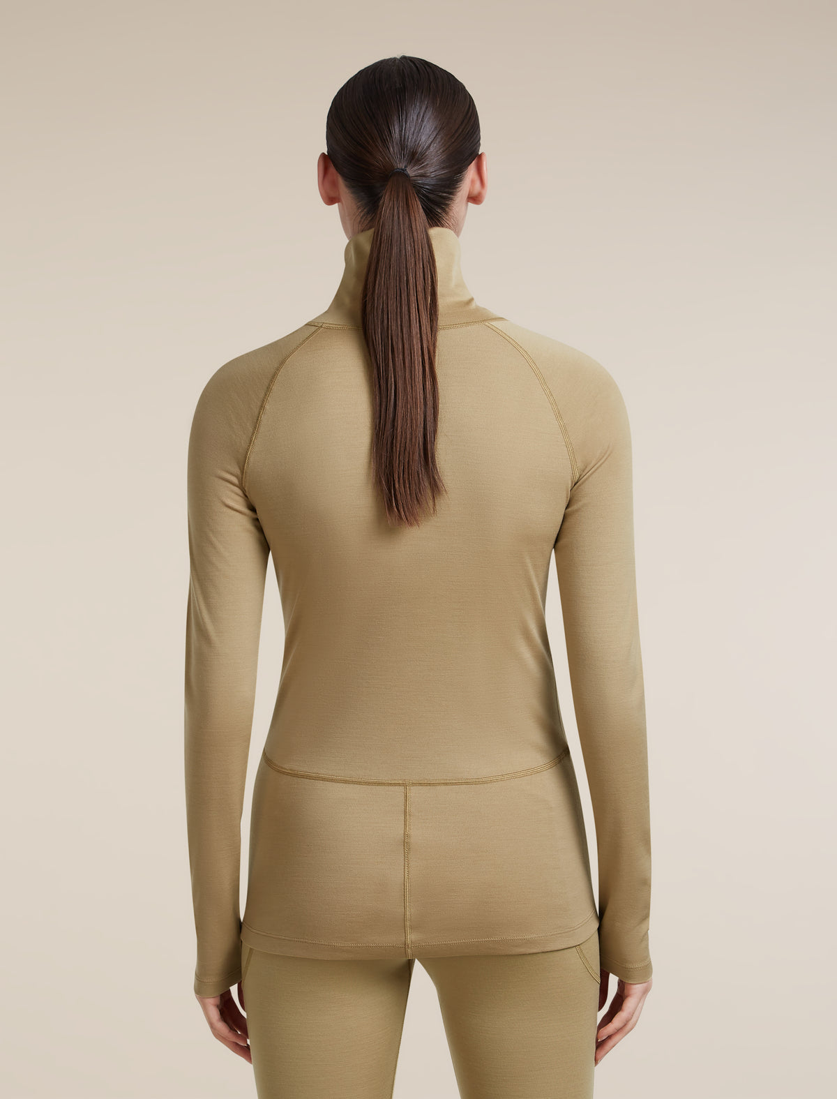 Women's 300 MerinoFine™ Polar Long Sleeve Roll Neck Cumin - 2