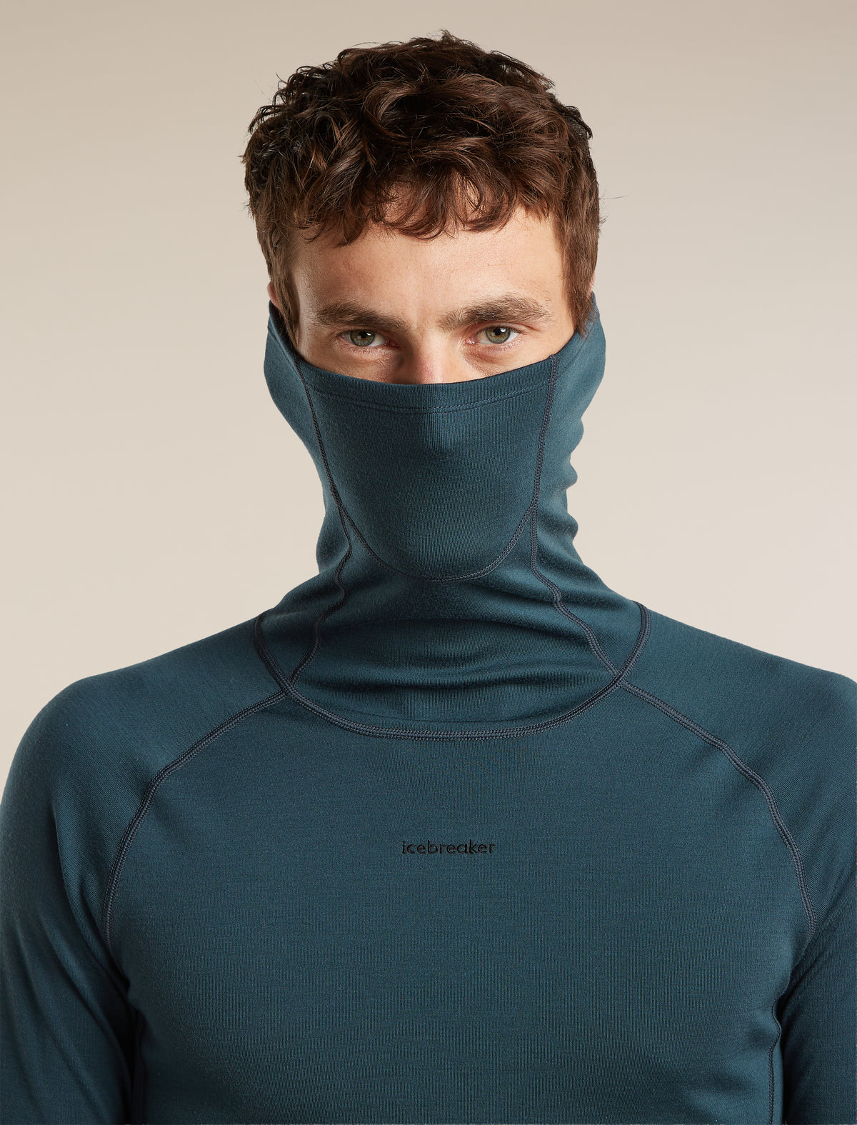 Men's 300 MerinoFine™ Polar Long Sleeve Roll Neck Abyss - 8