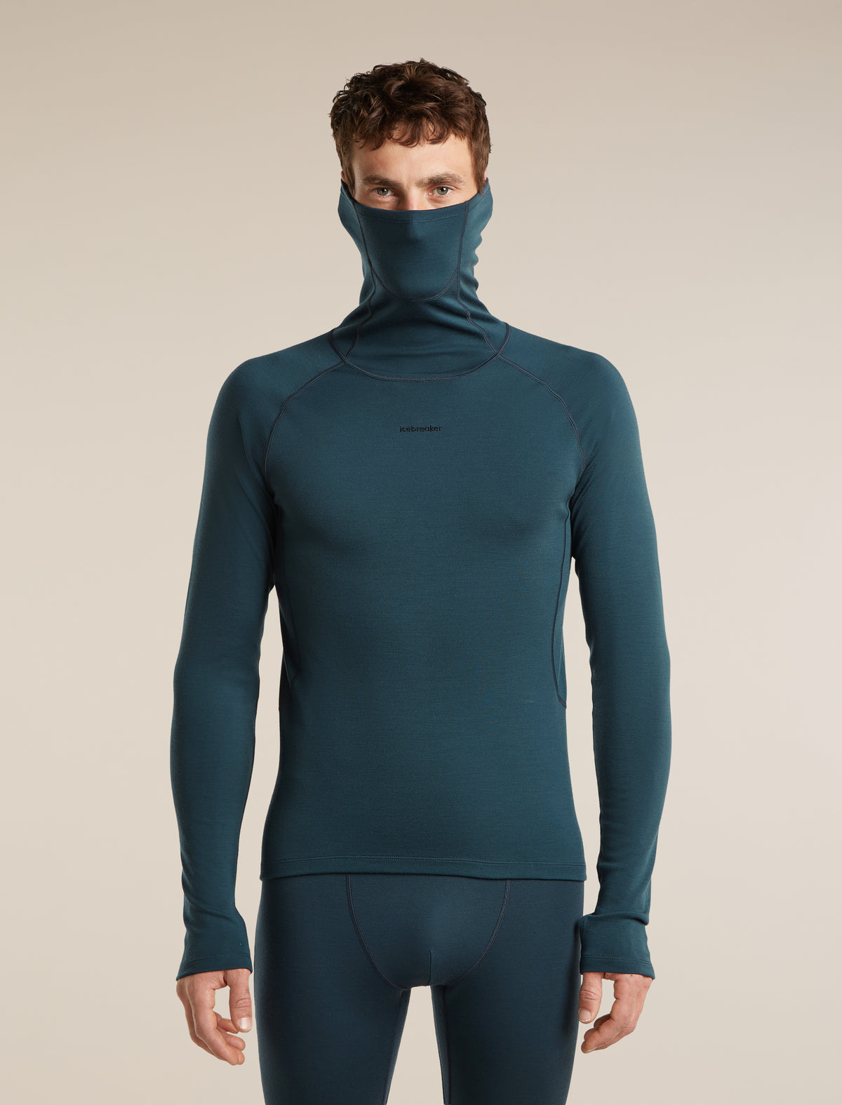 Men's 300 MerinoFine™ Polar Long Sleeve Roll Neck Abyss - 10