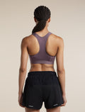 Women's Merino Blend 125 ZoneKnit™ Racerback Bra Grey Plum - 2