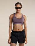 Women's Merino Blend 125 ZoneKnit™ Racerback Bra Grey Plum - 7
