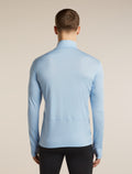 Men's 200 MerinoFine™ Ace Long Sleeve Thermal Half Zip Zinc Blue - 2