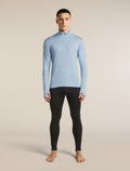 Men's 200 MerinoFine™ Ace Long Sleeve Thermal Half Zip Zinc Blue - 3