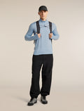 Men's 200 MerinoFine™ Ace Long Sleeve Thermal Half Zip Zinc Blue - 4