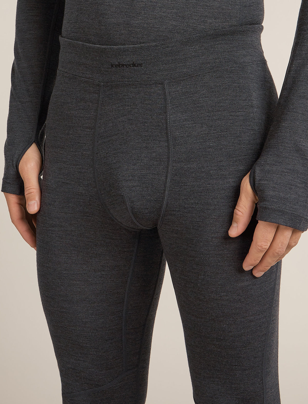 Men's 200 MerinoFine™ Ace Thermal Leggings Jet Heather - 5