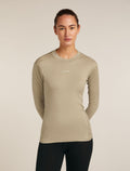 Women's 200 MerinoFine™ Ace Long Sleeve Mock Neck Thermal Top Flagstone - 1