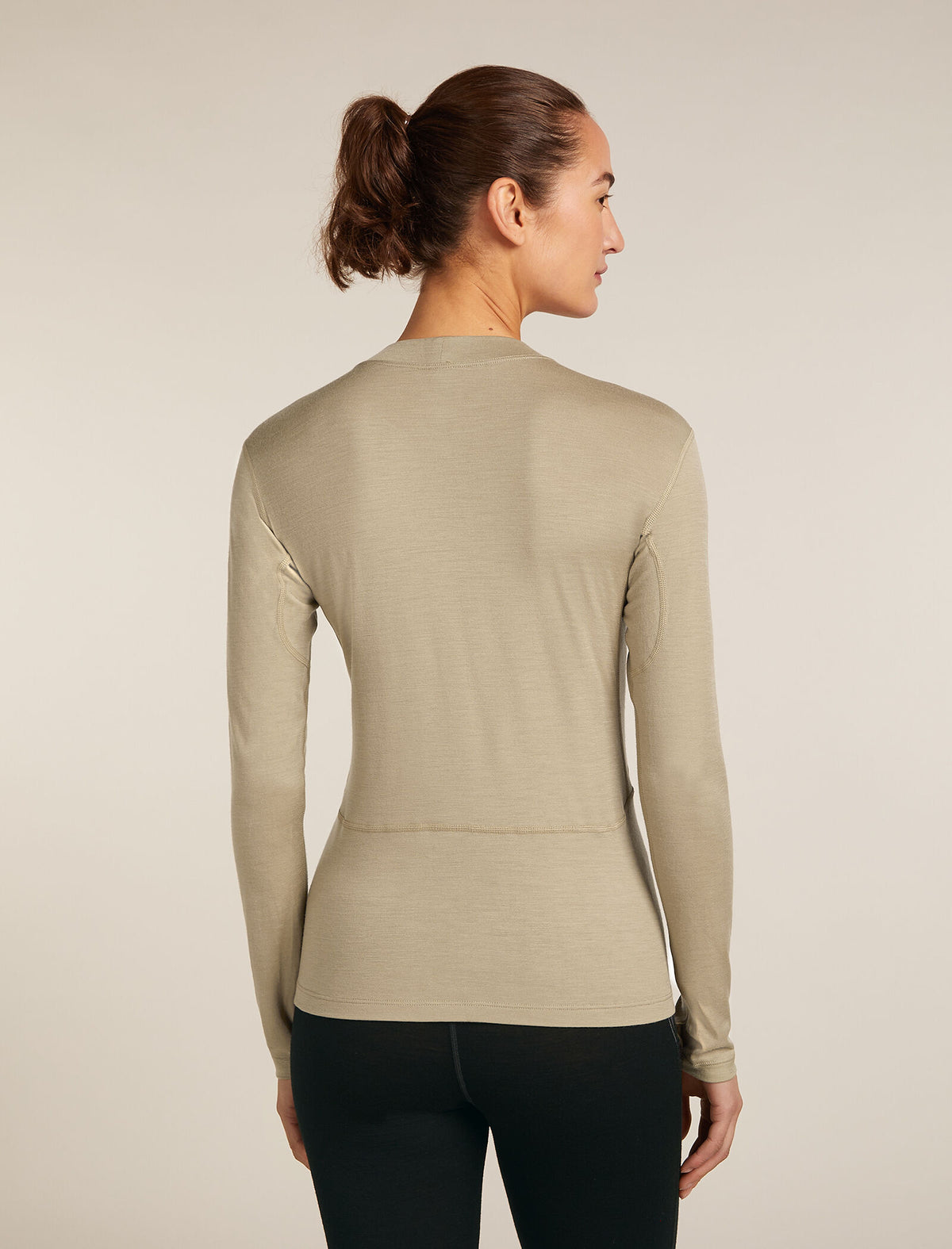 Women's 200 MerinoFine™ Ace Long Sleeve Mock Neck Thermal Top Flagstone - 2