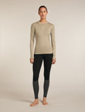 Women's 200 MerinoFine™ Ace Long Sleeve Mock Neck Thermal Top Flagstone - 3