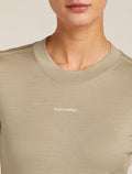 Women's 200 MerinoFine™ Ace Long Sleeve Mock Neck Thermal Top Flagstone - 5