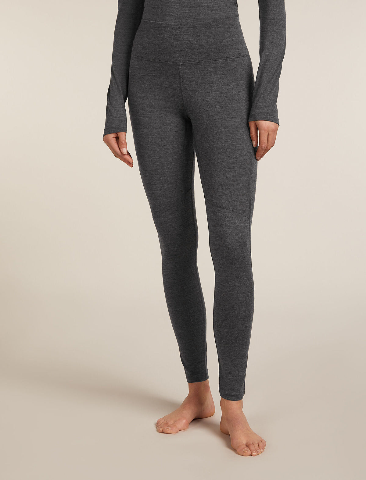 Women's 200 MerinoFine™ Ace Thermal Leggings Jet Heather - 1