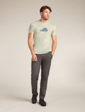 Men's Merino 150 Tech Lite Short Sleeve T-Shirt Cosy Camper Ashen - 3