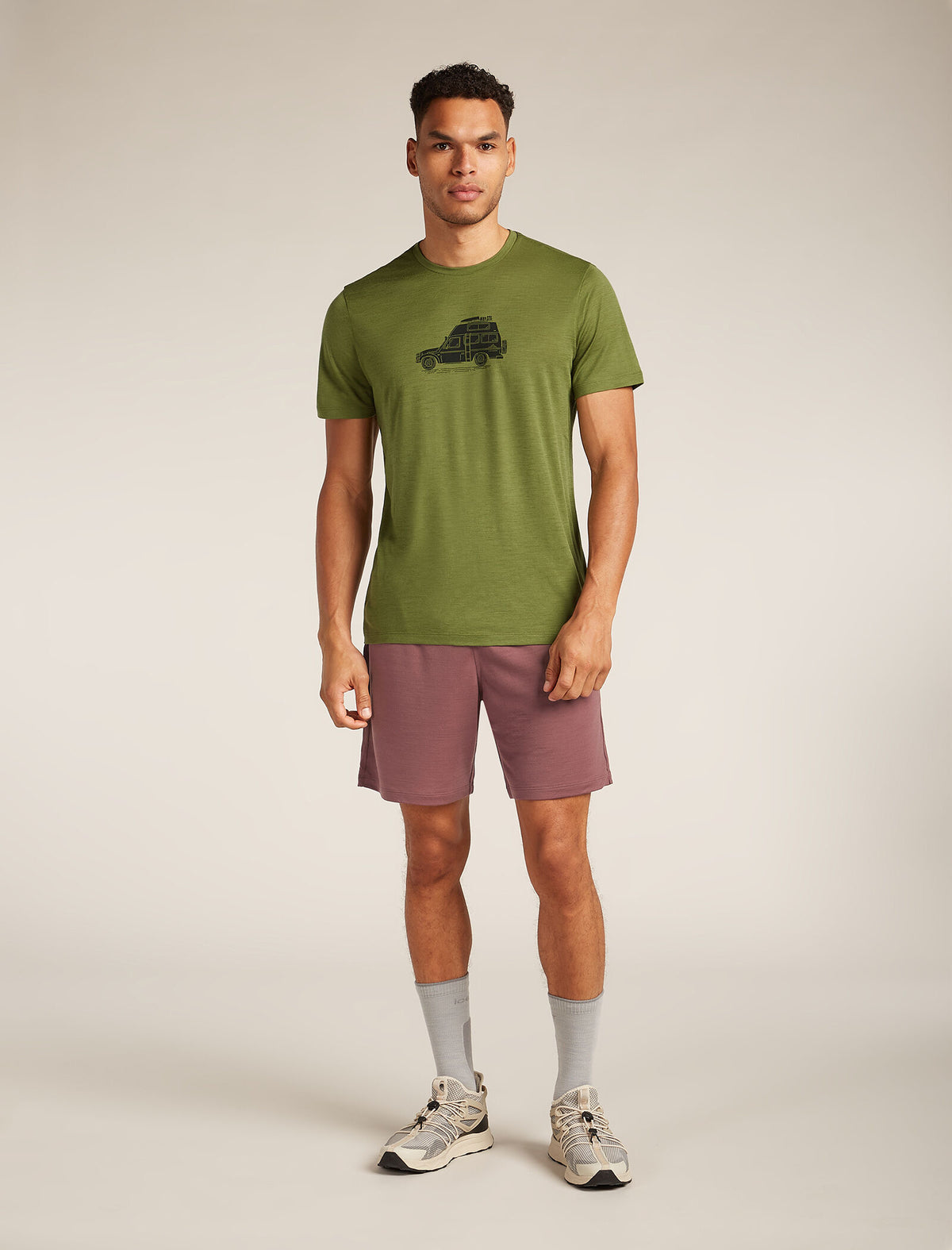 Men's Merino 150 Tech Lite Short Sleeve T-Shirt Cosy Camper Sphagnum - 3