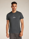 Men's Merino 150 Tech Lite Short Sleeve T-Shirt Road To Cook Obsidian - 1