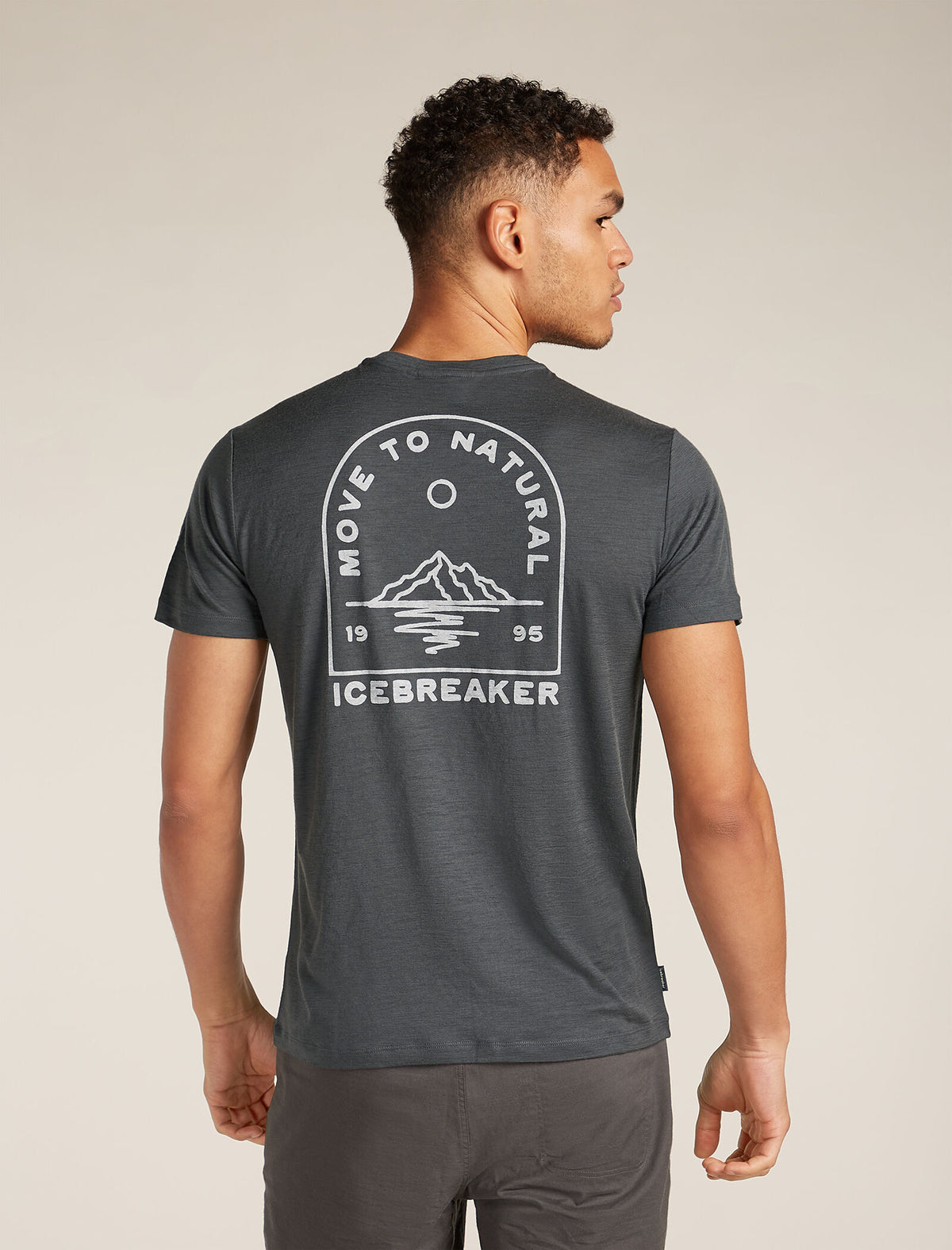 Men's Merino 150 Tech Lite Short Sleeve T-Shirt Road To Cook Obsidian - 2