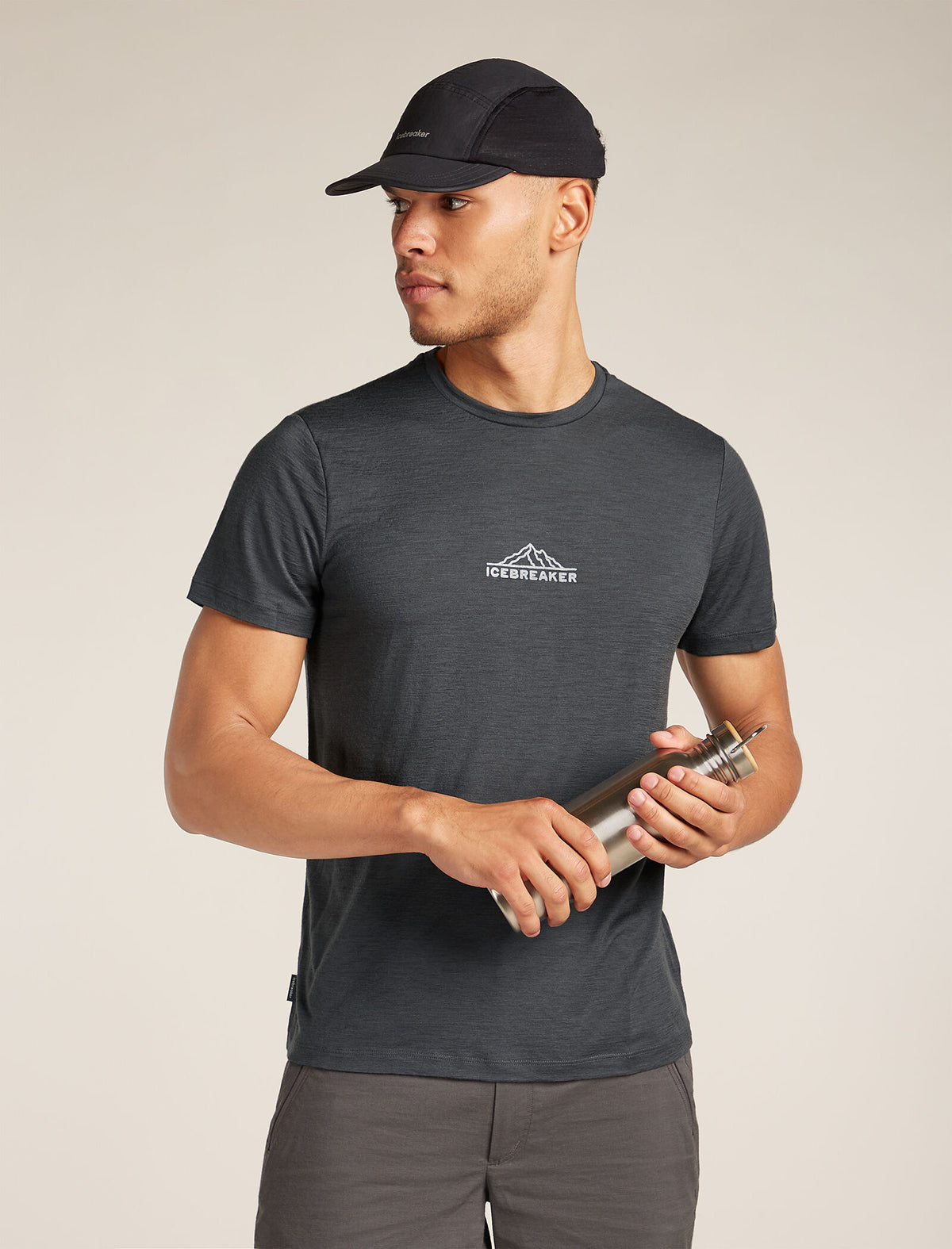 Men's Merino 150 Tech Lite Short Sleeve T-Shirt Road To Cook Obsidian - 4