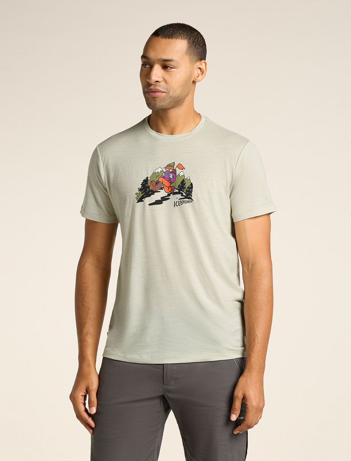 T-shirt manches courtes mrinos 150 Tech Lite Catch Me Outside  - 1
