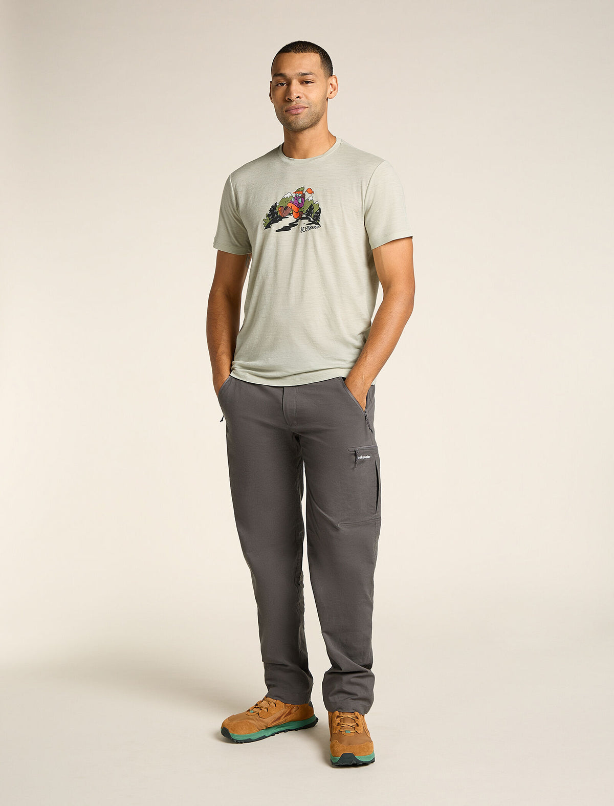 T-shirt manches courtes mrinos 150 Tech Lite Catch Me Outside  - 3
