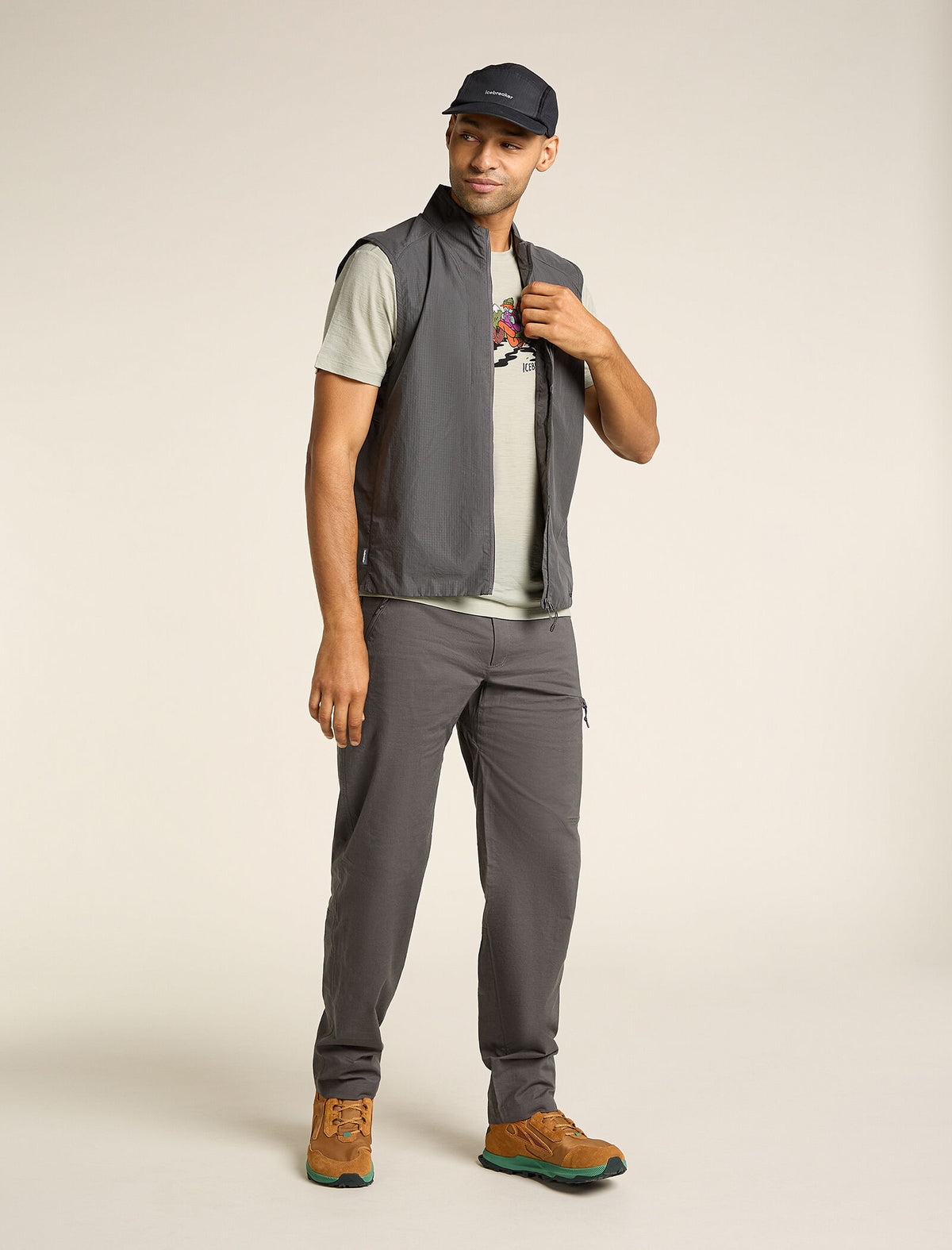 T-shirt manches courtes mrinos 150 Tech Lite Catch Me Outside  - 4