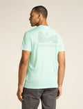 Men's Merino 150 Tech Lite Short Sleeve T-Shirt Southern Shapes Mint - 3