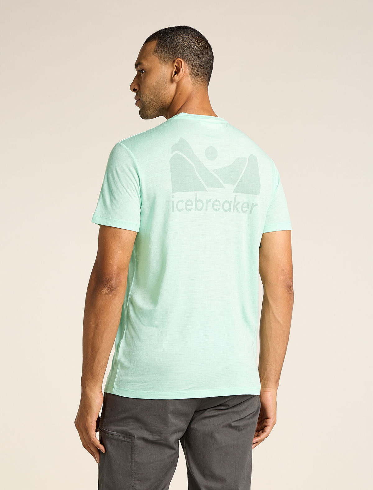 Men's Merino 150 Tech Lite Short Sleeve T-Shirt Southern Shapes Mint - 2