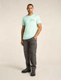 Men's Merino 150 Tech Lite Short Sleeve T-Shirt Southern Shapes Mint - 4