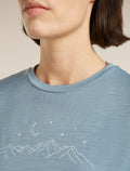 Women's Merino 150 Tech Lite Short Sleeve Tee Sparkling Stars  - 6