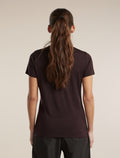 Women's Merino 150 Tech Lite Short Sleeve Tee Sparkling Stars Bittersweet - 2