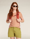 Women's Merino 150 Tech Lite Short Sleeve T-Shirt Single Line Camp Desert sand - 4