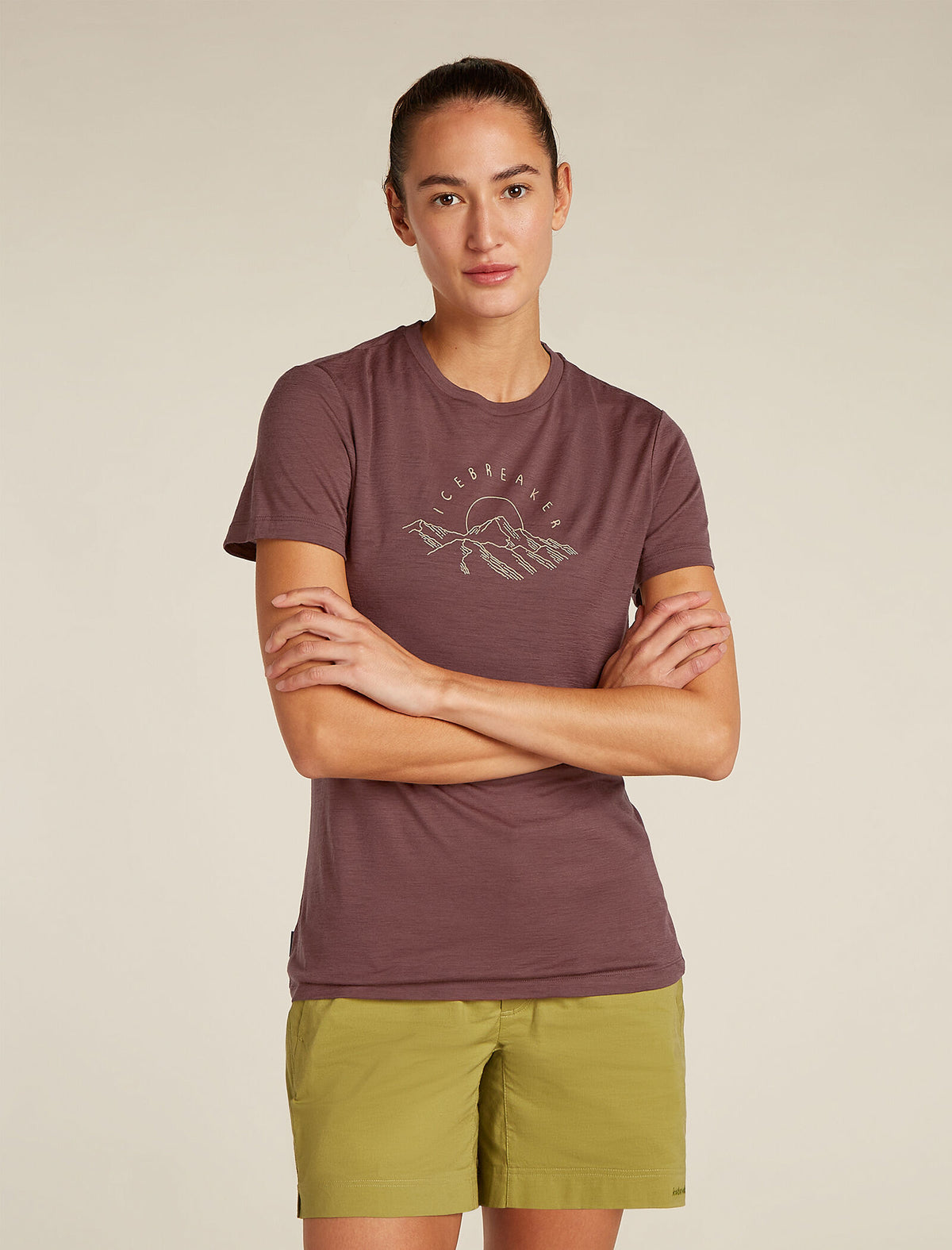 Women's Merino 150 Tech Lite Short Sleeve T-Shirt Sunrise Summit  - 1