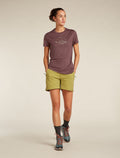 Women's Merino 150 Tech Lite Short Sleeve T-Shirt Sunrise Summit  - 3