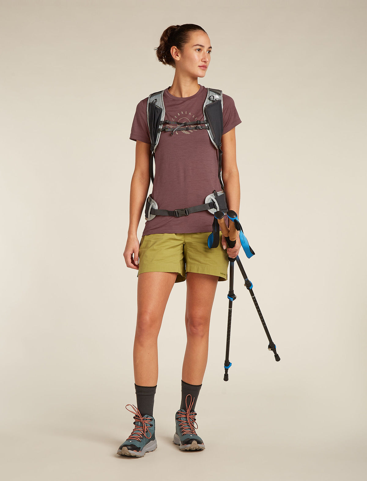 Women's Merino 150 Tech Lite Short Sleeve T-Shirt Sunrise Summit  - 4