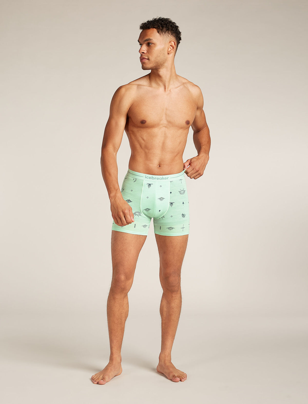 Men's Merino 150 Anatomica Boxers Explore More Mint - 6