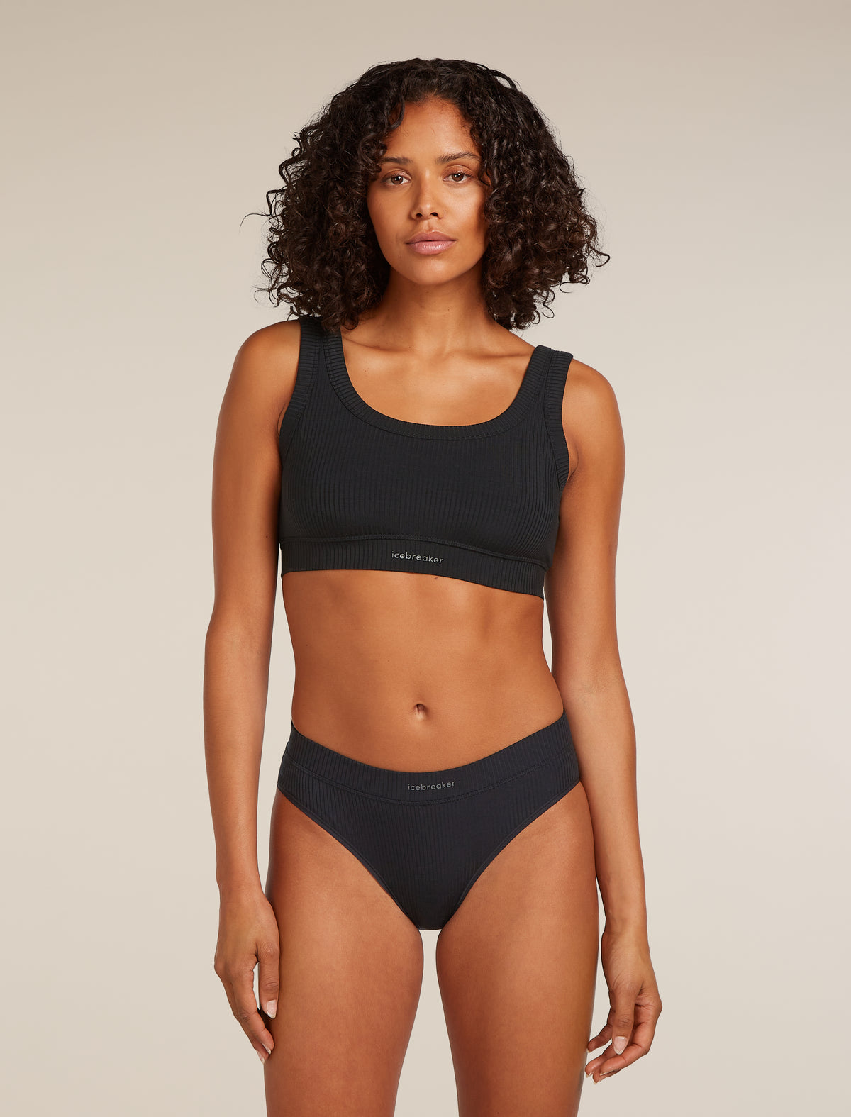 Brassière côtelée Lotus Femme  - 1