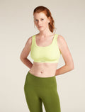 Women's Merino Blend Rib Lotus Bra Citrine - 1