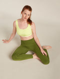 Women's Merino Blend Rib Lotus Bra Citrine - 6