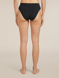 Women's Merino Blend Rib Lotus Hipster Black - 2