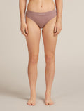 Women's Merino Blend Rib Lotus Hipster Summit - 1
