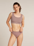 Women's Merino Blend Rib Lotus Hipster Summit - 6