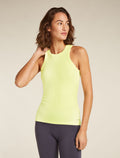 Women's Merino Blend Rib Lotus Tank Citrine - 1