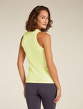 Women's Merino Blend Rib Lotus Tank Citrine - 3