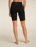 Women's Merino Blend 260 Seamless Rib 8" High Rise Shorts  - 3