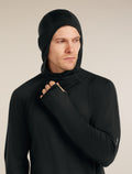 Men's 150 MerinoFine™ Ace Long Sleeve Hoodie UPF Black - 7