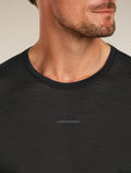 Merino Blend 75 Cool-Lite™ Featherlight™ Long Sleeve Crewe Thermal Top Black - 7
