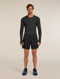 Merino Blend 75 Cool-Lite™ Featherlight™ Long Sleeve Crewe Thermal Top Black - 4