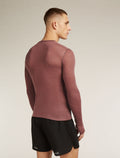 Merino Blend 75 Cool-Lite™ Featherlight™ Long Sleeve Crewe Thermal Top Carob - 2